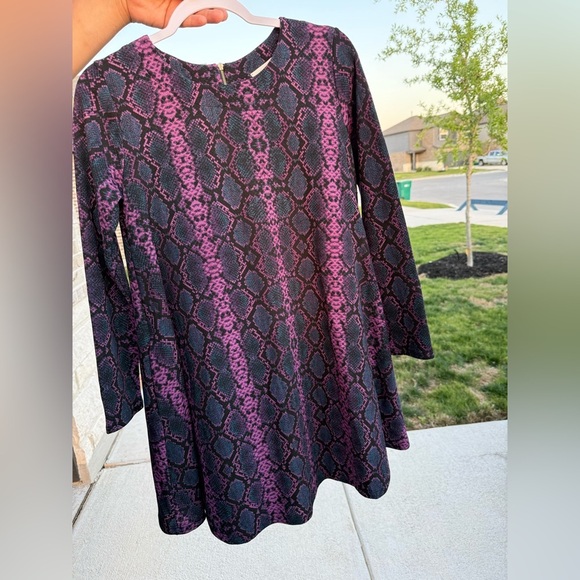 Snake Print Women's Small Mini Dress peach love Cali animal print, Y2K - Picture 12 of 12